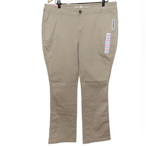 Old Navy Wide Leg Khaki Pants